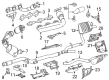 Diagram for 2012 Mercedes-Benz E350 Exhaust Flange Gasket - 212-492-16-41