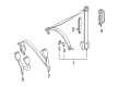 Diagram for Mercedes-Benz C220 Seat Belt - 202-860-11-85