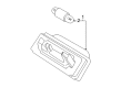 Diagram for 2002 Mercedes-Benz SLK32 AMG License Plate Lights - 170-820-06-56