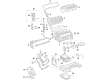 Diagram for 2008 Mercedes-Benz CL63 AMG Crankshaft Thrust Washer Set - 156-033-02-62