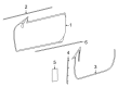 Diagram for 2010 Mercedes-Benz CL63 AMG Door Moldings - 216-690-28-80