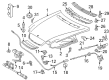 Diagram for Mercedes-Benz S500 Hood Release Cable - 220-880-02-59-64