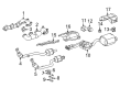 Diagram for Mercedes-Benz SLK32 AMG Exhaust Hanger - 170-492-00-44