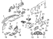 Diagram for Mercedes-Benz SL600 Car Bulbs - 000000-008137