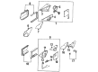 Diagram for Mercedes-Benz 300E Mirror Cover - 124-810-07-79-9999