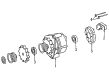 Diagram for Mercedes-Benz 560SEL Alternator Bracket - 117-155-07-35