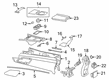 Diagram for 2022 Mercedes-Benz G63 AMG Center Console - 463-680-03-04-9J71