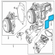 Diagram for Mercedes-Benz Sprinter 2500 Water Pump Gasket - 654-201-00-80