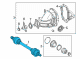 Diagram for Mercedes-Benz C300 Axle Shaft - 206-350-68-00