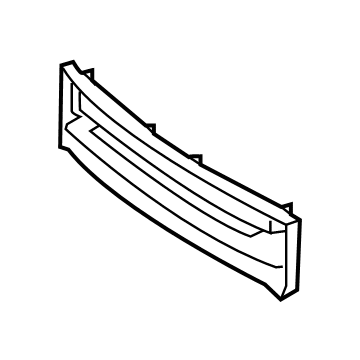 Mercedes-Benz 257-885-72-03 License Bracket