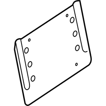 Mercedes-Benz 169-817-05-11 License Bracket