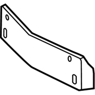 Mercedes-Benz 172-885-04-81 License Bracket