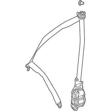 Mercedes-Benz 205-860-66-00-9C94 Lap & Shoulder Belt