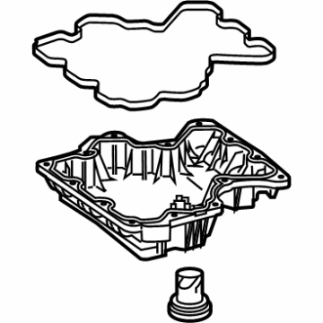 2022 Mercedes-Benz S580 Oil Pan - 177-010-53-03