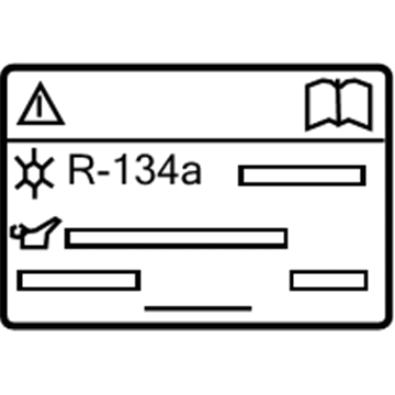 Mercedes-Benz 447-817-47-00 INFORMATION LABEL A/C