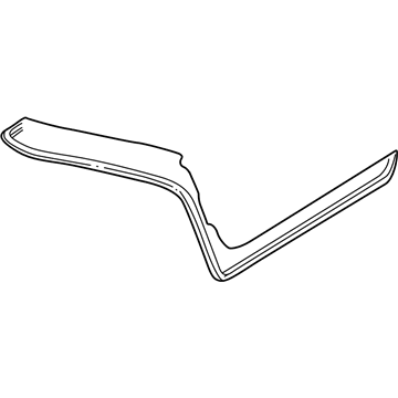 Mercedes-Benz 208-750-00-98 Weatherstrip