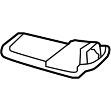 Mercedes-Benz 217-689-00-39 Glove Box Lower Cover