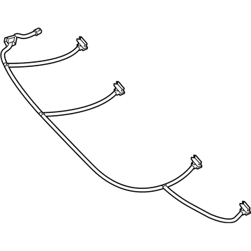 Mercedes-Benz 222-860-16-92 Nozzle Assembly