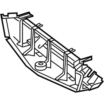 Mercedes-Benz 212-500-09-16 Lower Baffle