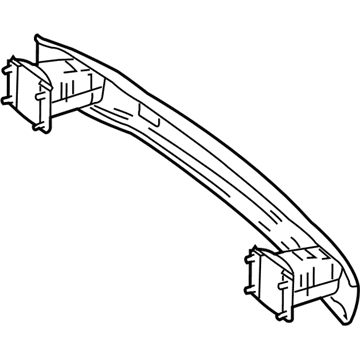 Mercedes-Benz 212-610-17-00 Impact Bar