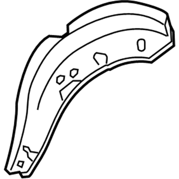 Mercedes-Benz 203-637-03-76-64 Outer Wheelhouse