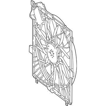 2013 Mercedes-Benz G63 AMG Cooling Fan Assembly - 463-500-02-93-28