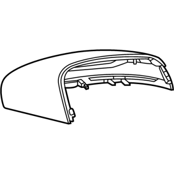 2023 Mercedes-Benz EQE 350 SUV Mirror Cover - 167-810-61-05-9999