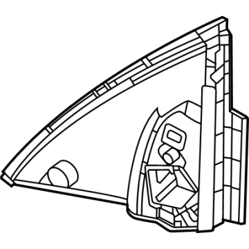 Mercedes-Benz 167-811-10-00 Mirror Assembly Seal