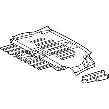 Mercedes-Benz ML350 Floor Pan - 163-610-03-61