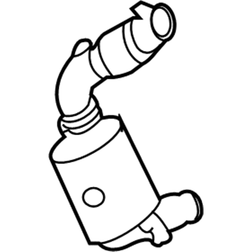 2008 Mercedes-Benz E320 Catalytic Converter - 211-490-15-81