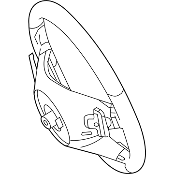 Mercedes-Benz 212-460-29-03-9E38 Steering Wheel