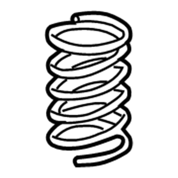 2003 Mercedes-Benz C320 Coil Springs - 203-321-44-04