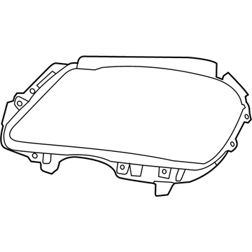 Mercedes-Benz 218-826-04-58 Sealing Frame