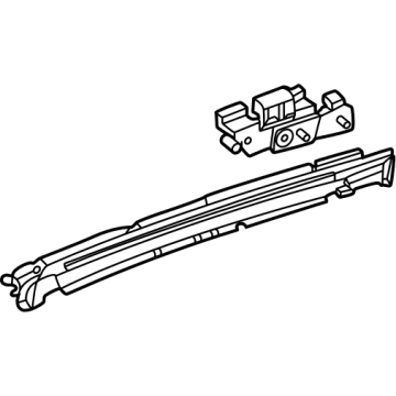 Mercedes-Benz 254-780-11-00 Slide Rail