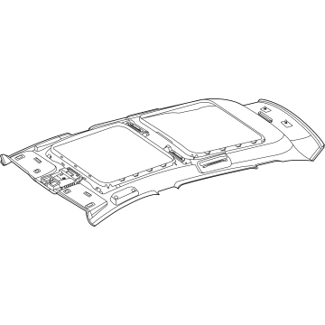 Mercedes-Benz 296-690-81-00-9H93 Headliner