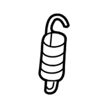 Mercedes-Benz 166-977-00-01 Spring