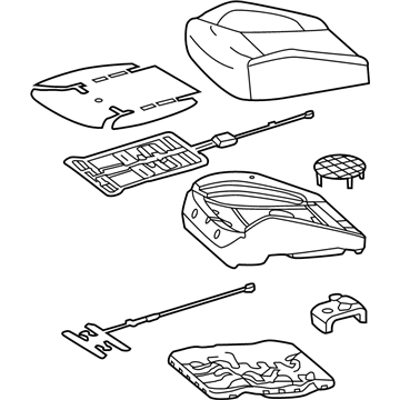 Mercedes-Benz 166-910-18-14-8P13 Cushion Assembly