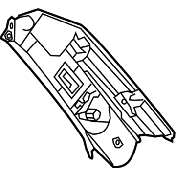 Mercedes-Benz 212-690-15-25-7M36 Upper Quarter Trim