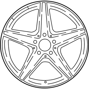 Mercedes-Benz 257-401-30-00-7X23 Wheel