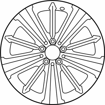 Mercedes-Benz 257-401-03-00-7X69 Wheel