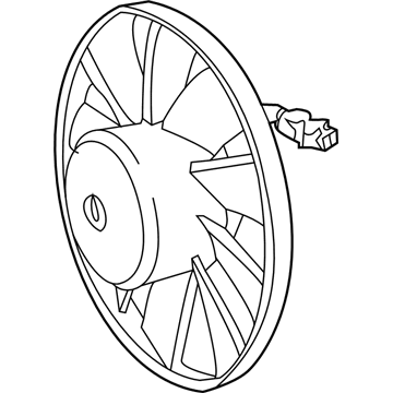 Mercedes-Benz E320 Cooling Fan Assembly - 000-540-15-88