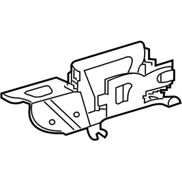 Mercedes-Benz 230-545-03-40 Control Module Bracket