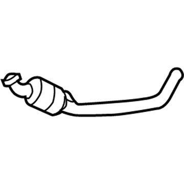 2007 Mercedes-Benz ML63 AMG Catalytic Converter - 164-490-53-14-80