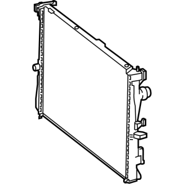 Mercedes-Benz 167-500-77-00 Radiator