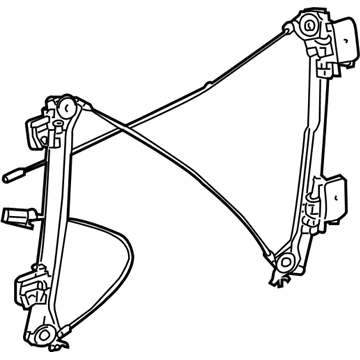 2008 Mercedes-Benz CLK63 AMG Window Regulator - 209-720-08-46