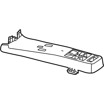 Mercedes-Benz 297-680-96-07-8U15 Lower Console