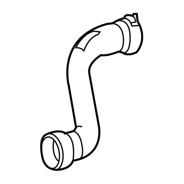 Mercedes-Benz 205-501-63-84 Upper Hose