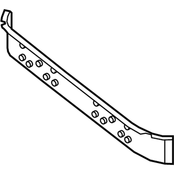 Mercedes-Benz 222-610-12-00 Spare Tire Panel Front Extension