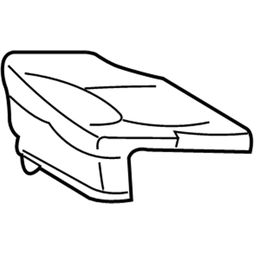 Mercedes-Benz 220-920-58-21-7E03 Lower Seat Assembly