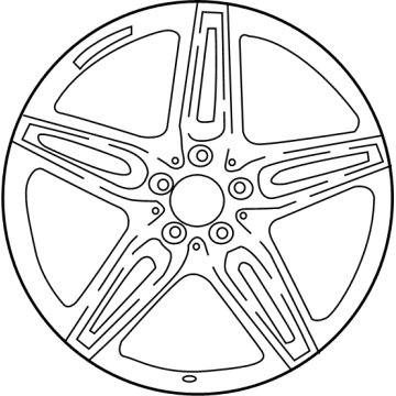 Mercedes-Benz 213-401-63-00-64-7X23 EXCHANGE SPOKE WHEEL